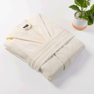 روب الإستحمام مع قبعة بحجم كبير جدا من كانون - كريمي