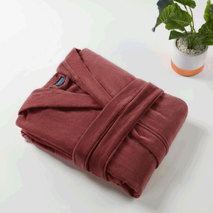 روب الإستحمام مع قبعة بحجم كبير جدا جدا من كانون - أحمر