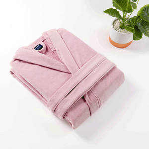 Cannon X-Large Solid Maxi Bathrobe with Hood - Pink