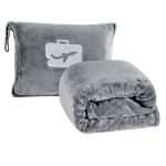 Chinatown 2-in-1 Portable & Convertible Soft Blanket & Pillow Bag