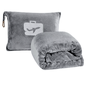Chinatown 2-in-1 Portable & Convertible Soft Blanket & Pillow Bag