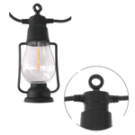 Chinatown Solar Flame Effect Lantern String Lights