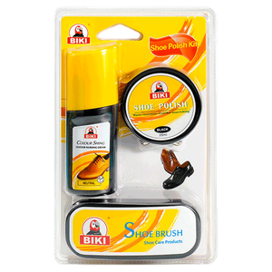 Biki Leather Shoe Polish Kit