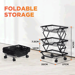Chinatown Foldable Kitchen Storage Rack