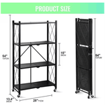 Chinatown Multi Layer Foldable Metal Storage Rack
