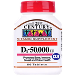 21st Century Vitamin D 50000 IU Tablets