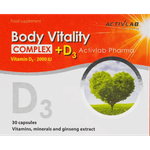 Activlab Pharma Body Vitality Complex +D3 Capsules