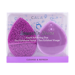 Cala Smooth N Sheen Exfoliating Set - Purple