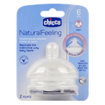 Chicco Fast Flow Natural Feeling - (6+ Months)