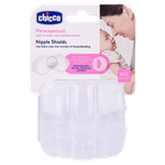 Chicco Skintoskin Silicone Nipple Shields - Medium/Large