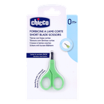 Chicco Green Short Blade Scissors - (0+ Months)