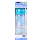 Chicco Well-Being Glass Feeding Bottle Boy Slow