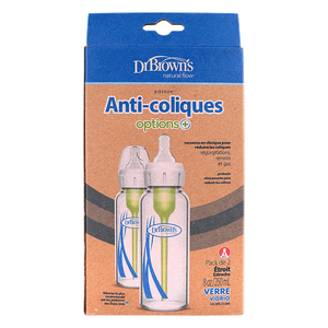 Dr Brown's Anti-Colic Baby Feeding Bottle - (0+ Months)
