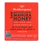 Wedderspoon Raw Monofloral KFactor 16 Manuka Honey Sachets