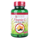 Human Essentials Vitamin C 1000 mg With Rose Hips Tablets