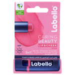 Labello 3 in 1 Caring Beauty Rose Lib & Cheek Balm with SPF30