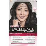 L'Oreal Paris Excellence Creme Triple Care Color - 1.0 Black