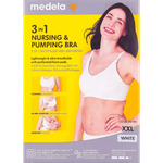 حمالة صدر 3 في 1 للرضاعة والشفط من ميديلا - XXL