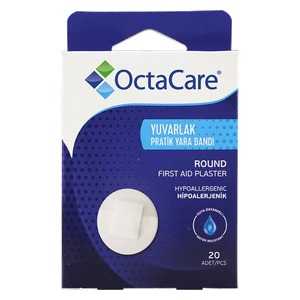 Octacare Round First Aid Plasters