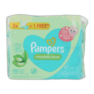Pampers Complete Clean Aloe Vera Baby Wipes