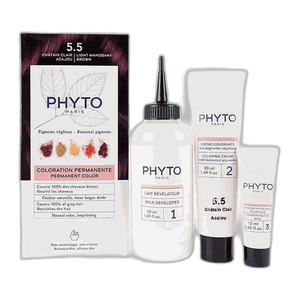 Phyto Permanent Hair Color - 5.5 Light Mahogany Brown