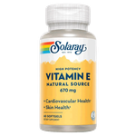 Solaray Vitamin E 670 mg Capsules