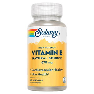 Solaray Vitamin E 670 mg Capsules