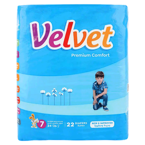 Velvet No.7 Diapers - 24-36 kg