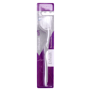 White Enfresh Orthodontic Toothbrush