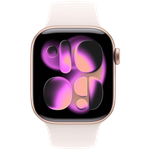 Apple Watch Watch Series 11 Gps - 42 mm  (Rosegold Aluminium Case with Medium/Large Light Blush Sport Band)