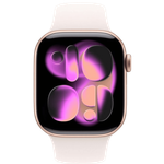 Apple Watch Watch Series 11 Gps - 46 mm  (Rosegold Aluminium Case with Medium/Large Light Blush Sport Band)
