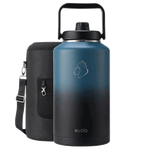 Buzio Rock Series One Gallon Jug with Spout Lid & Sleeve - Indigo Crush