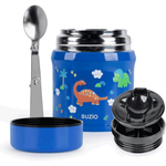 Buzio Kids Stainless Steel Food Container - Dinosaur