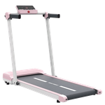 Smart Foldable Home Treadmill Supports up to 110 kg - Black Grey
