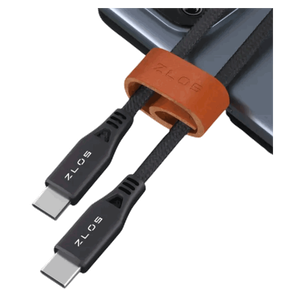 ZLOS USB-C to USB-C Cable with Leather