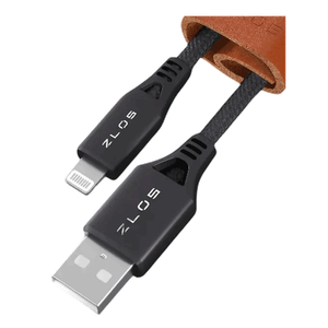 ZLOS USB-A to Lightning Cable with Leather