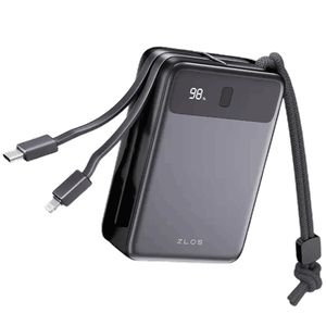 ZLOS Power Bank with Built in Cables - 35W