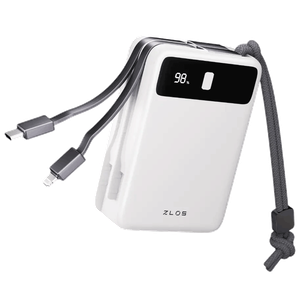 ZLOS Power Bank with Built in Cables - 22.5W