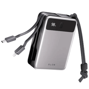 ZLOS Power Bank with Built in Cables - 65W