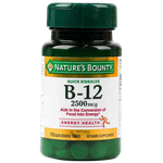 Nature's Bounty Cherry Vitamin B12 2500mcg Tablets