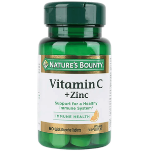 Nature's Bounty Vitamin C & Zinc Capsules