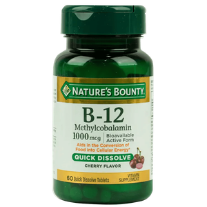 Nature's Bounty Vitamin B12 1000mcg Tablets