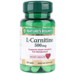 Nature's Bounty L-Carnitine 500 mg Capsules