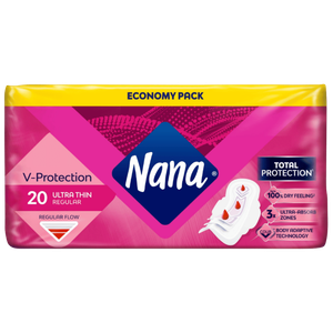 Nana Freshness & Protection Ultra Thin Regular Pads With Wings