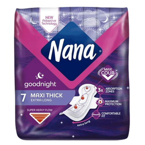 Nana Goodnight Extra Long Maxi Thick Pads With Wings