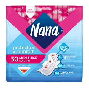 Nana Protection & Comfort Maxi Thick Regular Pads With Wings