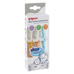 Pigeon Baby Training Toothbrush Set (6-18 Months)
