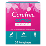 Carefree Unscented Cotton Feel Pantyliners