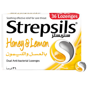Strepsils Honey & Lemon Sore Throat Relief Lozenges