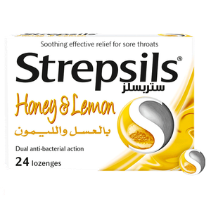 Strepsils Honey & Lemon Sore Throat Relief Lozenges